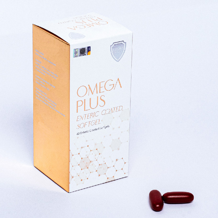 LA LIFE ARMOR Omega Plus Fish Oil Enteric Coasted Softgel 60's 鱼油 (Contain Seabuckthorn Omega 7 )