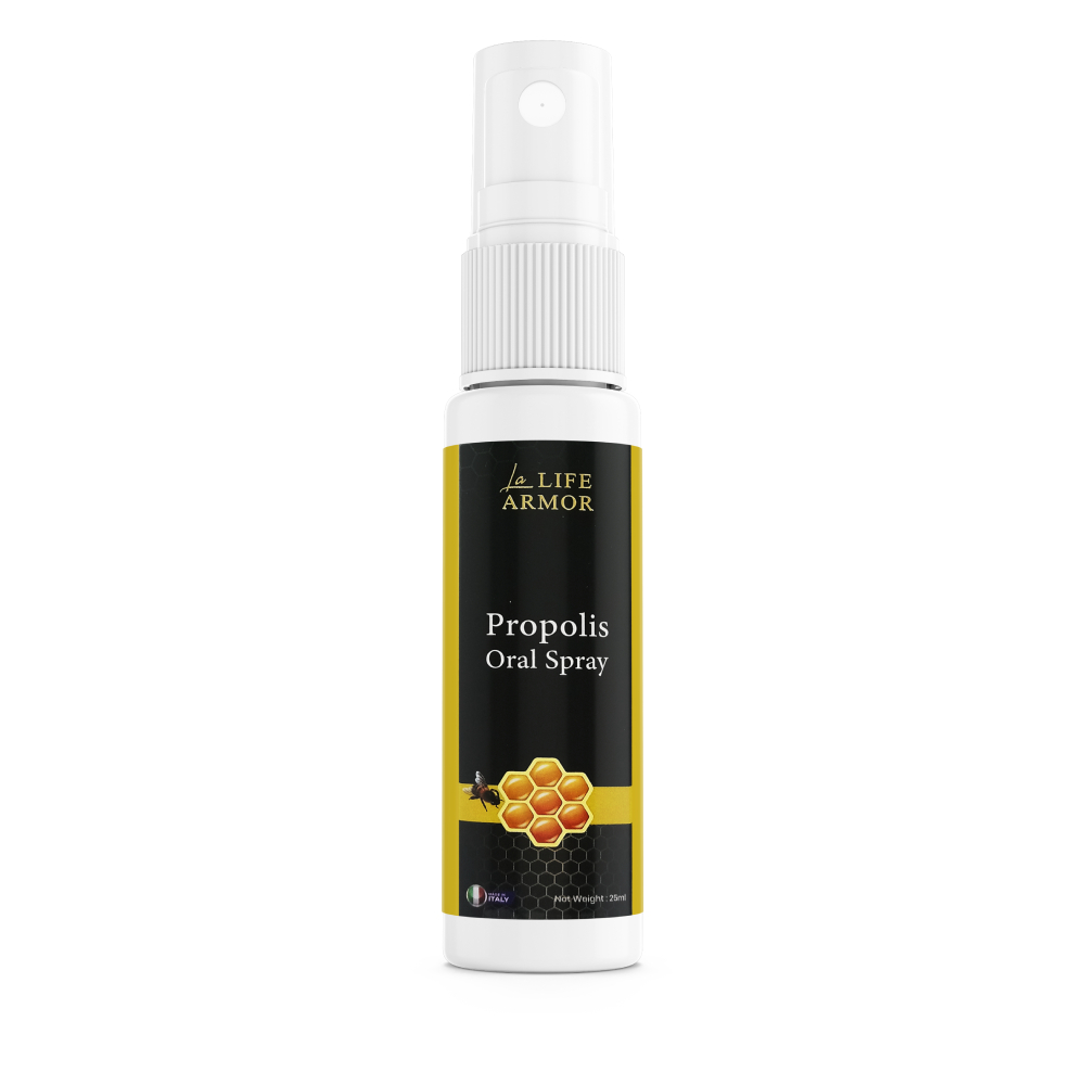 LA LIFE ARMOR Propolis Oral Spray Mouth 25ml - 口腔喷雾 / Suitable as Sore Throat Spray or Ulcer Spray