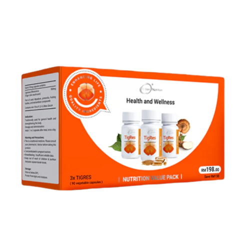 Eldon Nutrition TigRes Capsule TMM 500mg 3 x 30's