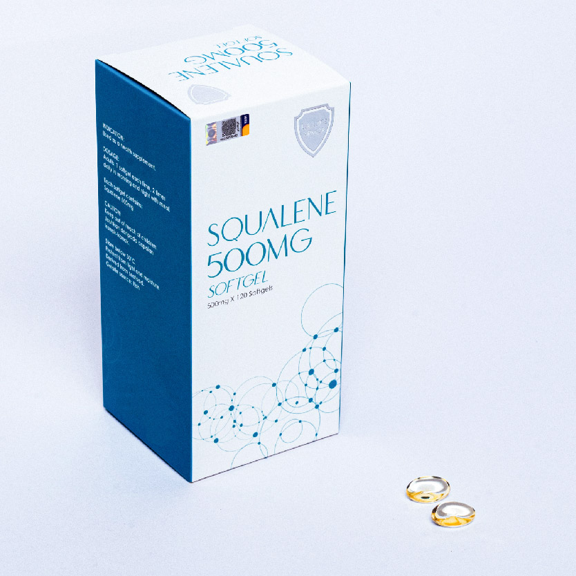 LA LIFE ARMOR Squalene Shark Liver Oil Softgel 500mg x 120’S - Cholesterol Supplement / Anti Aging Supplement