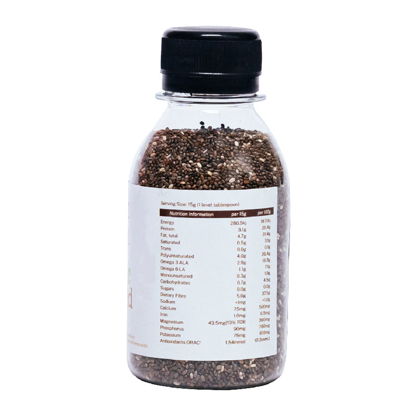 LA LIFE ARMOR Pocket Organic Chia Seed 100g Chia Seed Organic for Anti Aging and Better Skin 奇亚籽 有机