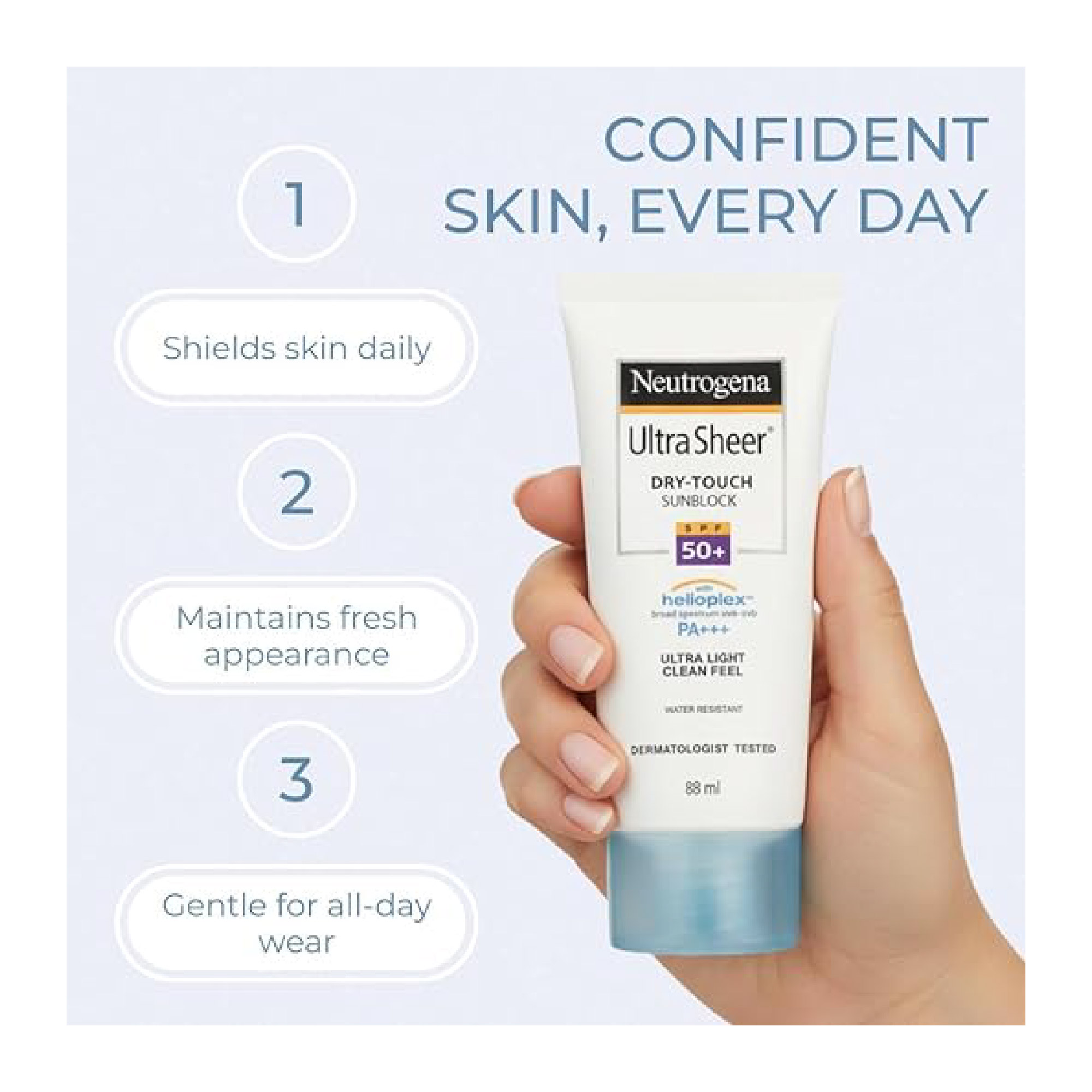 NEUTROGENA ULTRA SHEER SPF50 88ML