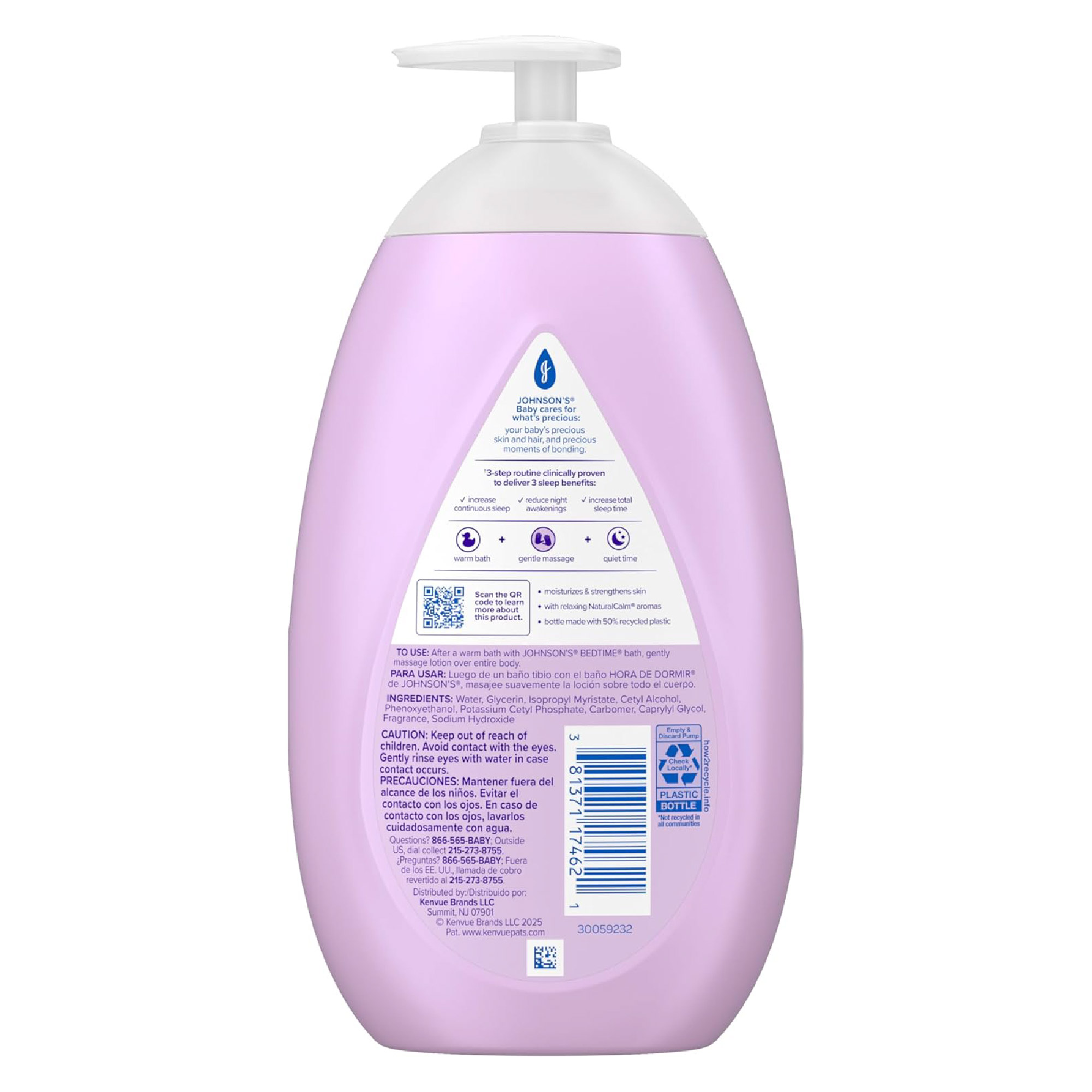 JOHNSONS BABY LOTION 500ML - BEDTIME