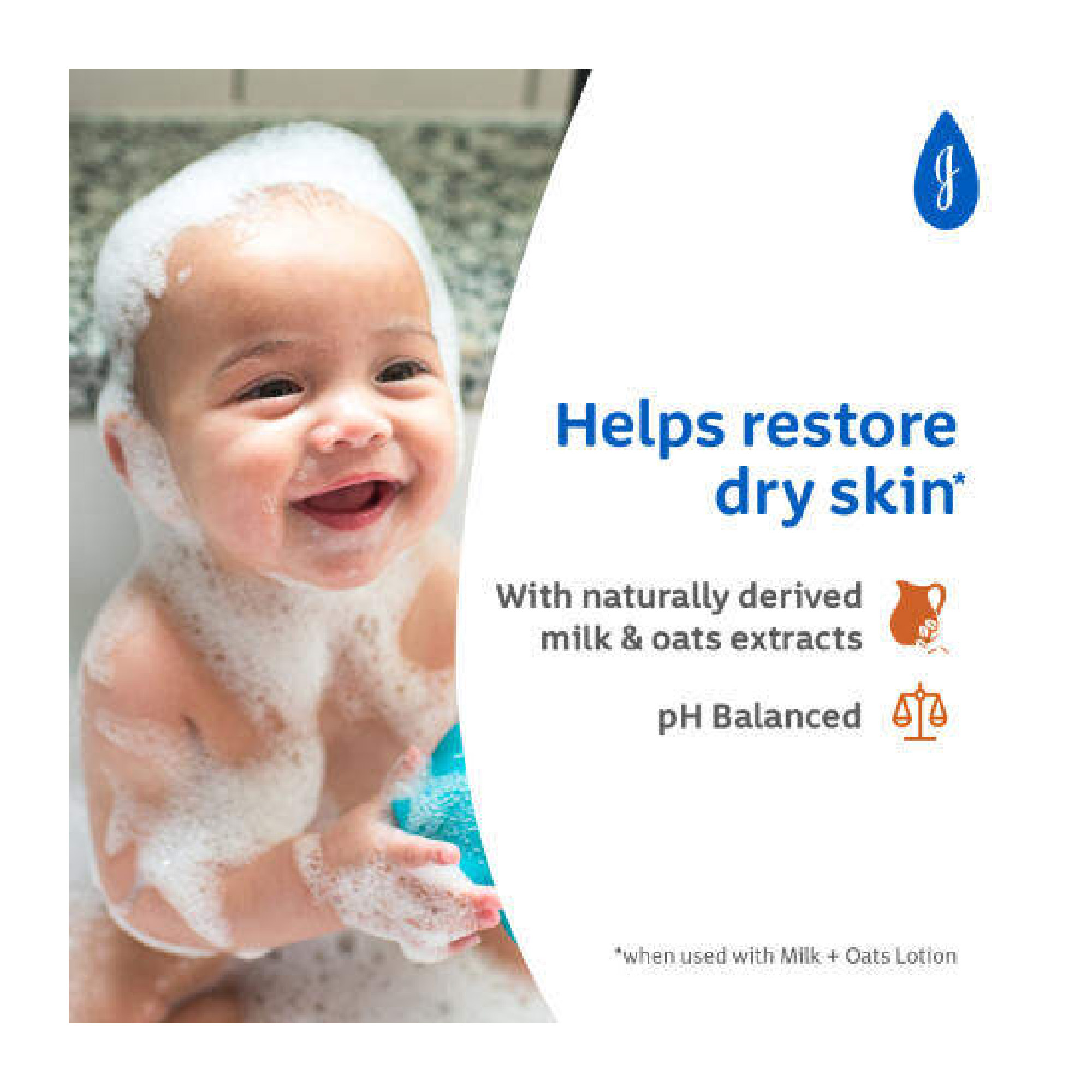 JOHNSONS BABY BATH 1L FOC 400ML (REFILL) - MILK + RICE