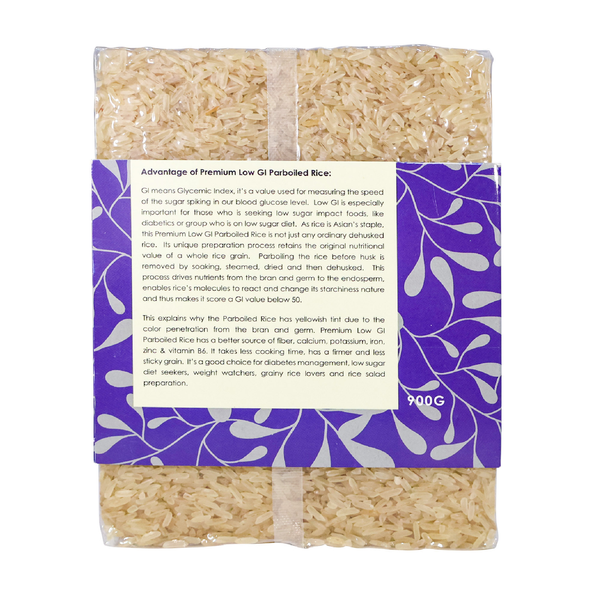 [HOE] EARTH LIVING PREMIUM LOW GI PARBOILED RICE 900G