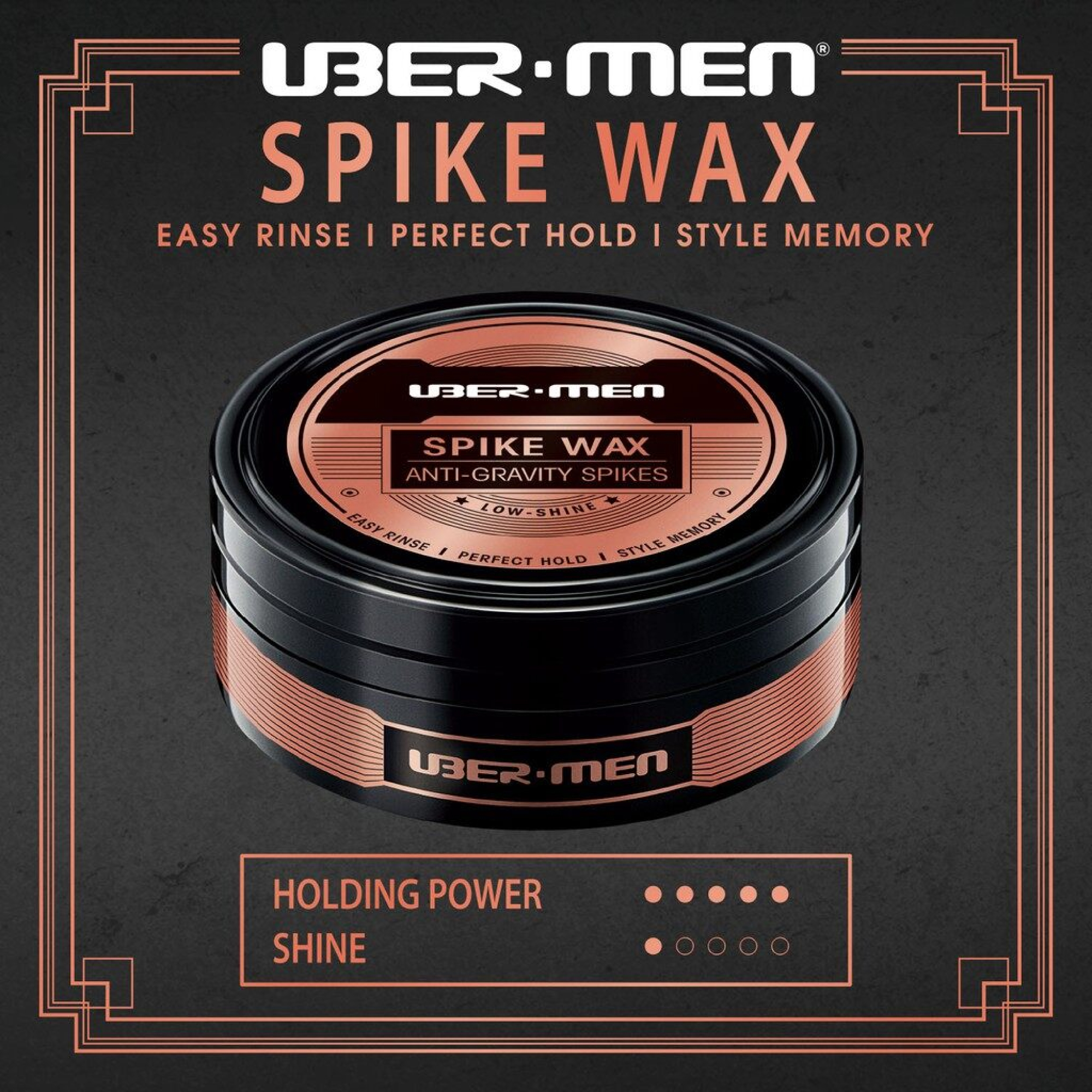 UBERMEN Spike Hair Styling Hair Wax, Uberman Wax, Wax Rambut, 发蜡 - 70g