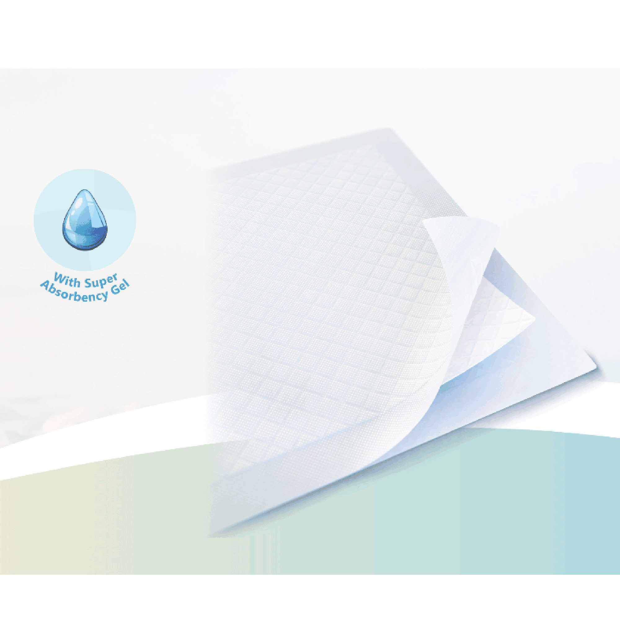 ABSORBA Nateen Soft Underpad (75cm x 75cm) 10’s, Ultimate Protection, 一次性护理垫成人