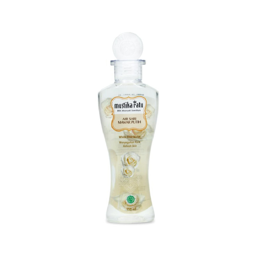 (CLR)Mustika Ratu Skincare - Air Sari Mawar Putih ( Air Mawar Original untuk muka 150ml) EXP:2026.7.31