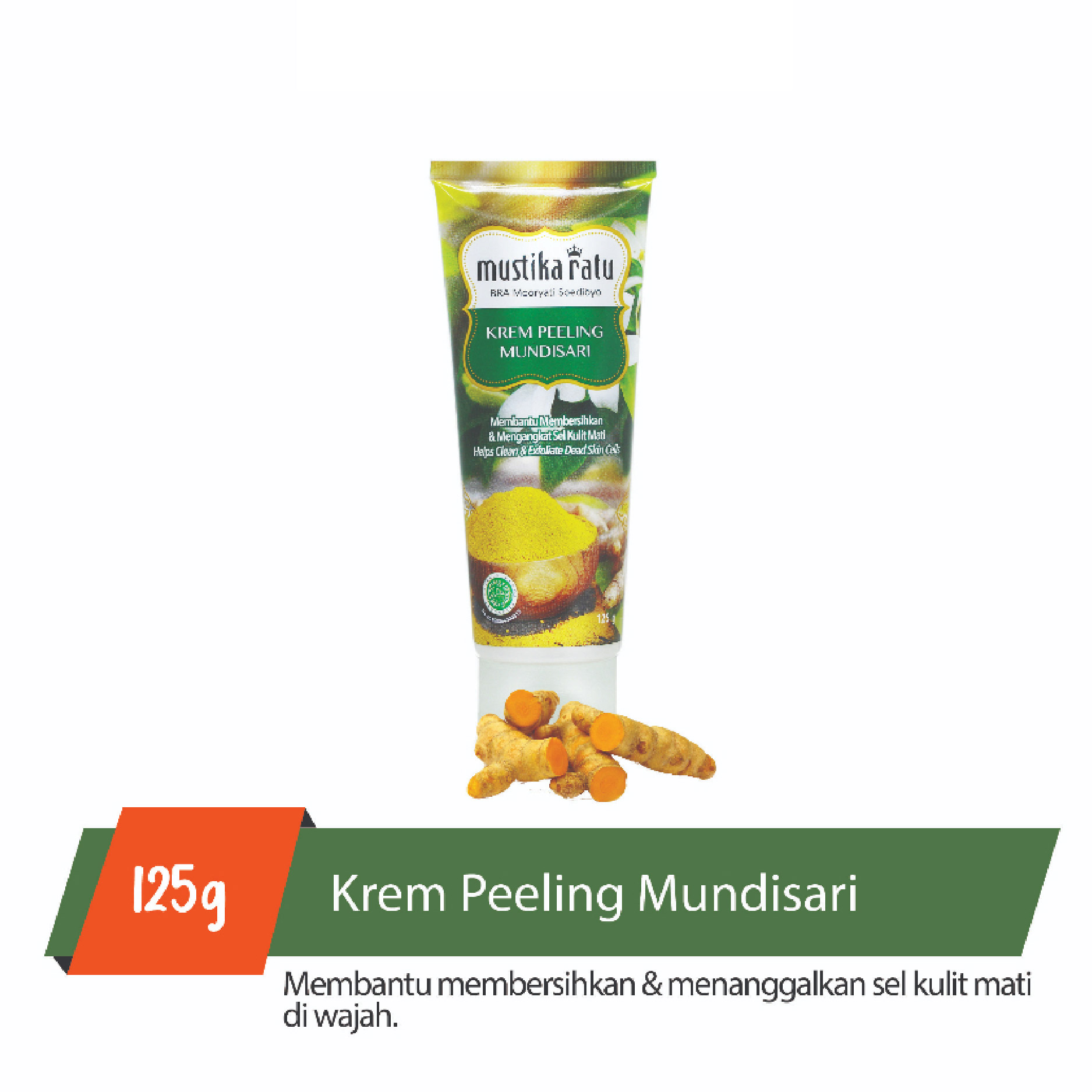 (CLR)Mustika Ratu Skincare Krem Peeling Gel Mundisari 125ml EXP:2026.10.31