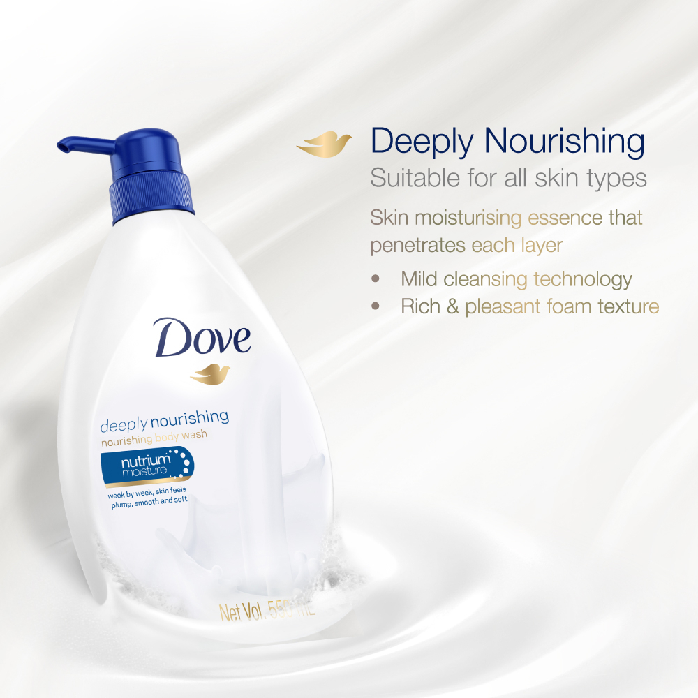 DOVE Bodywash Refill 850ml -  Beauty Nourishing for Smooth Skin, 滋润皮肤沐浴乳