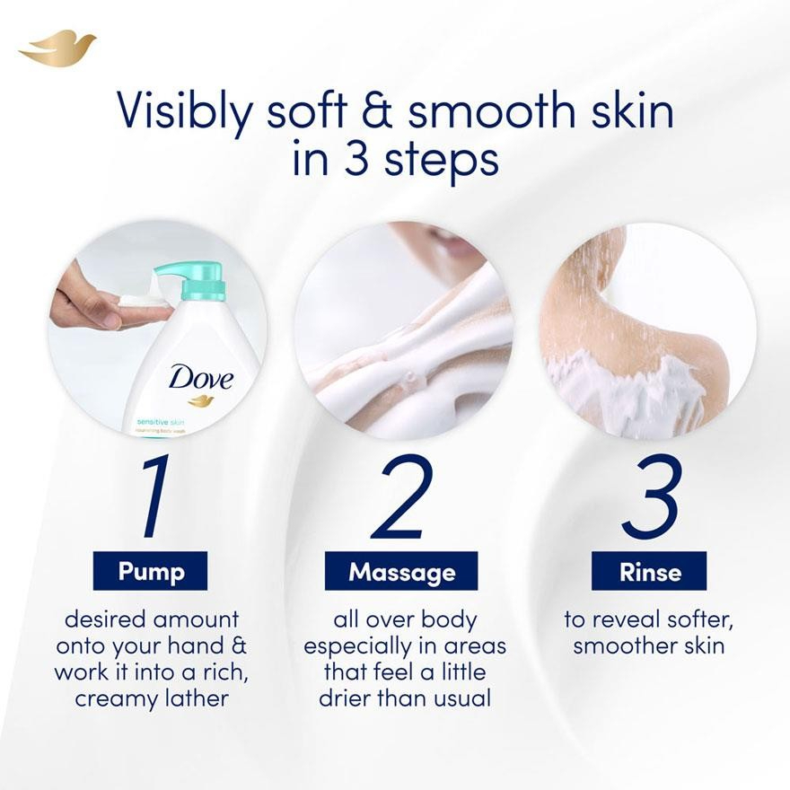 DOVE Bodywash Refill 850ml  - Sensitive