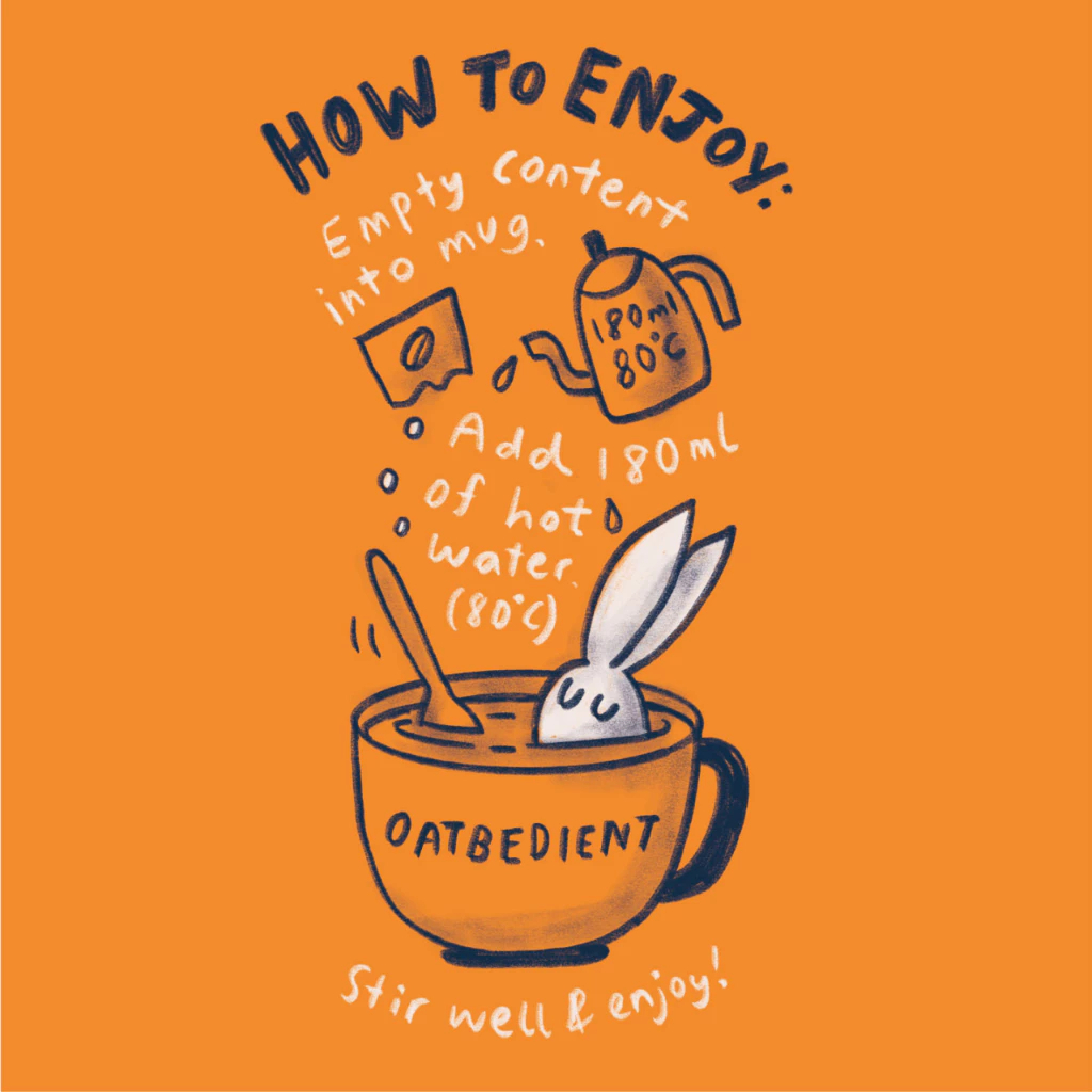 OATBEDIENT Oat Milk 28g x 12's - Susu Oat, 燕麦牛奶