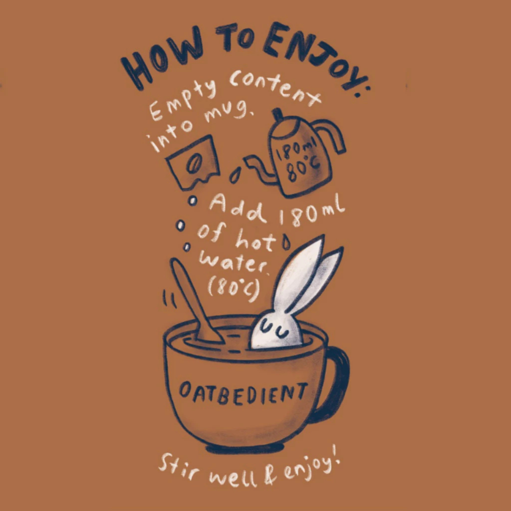 OATBEDIENT Chocolate Oat Milk 35g x 12's - Minuman Coklat Susu Oat, 巧克力, 燕麦牛奶