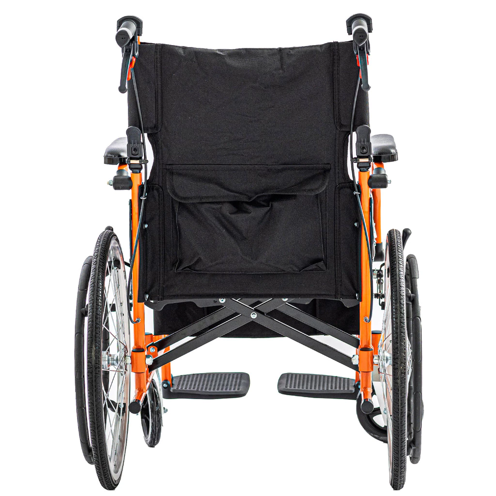MAXWELL Aluminium Lightweight Wheelchair Foldable Travel (DY01863LAJ) Wheelchair Lighweight, Kerusi Roda