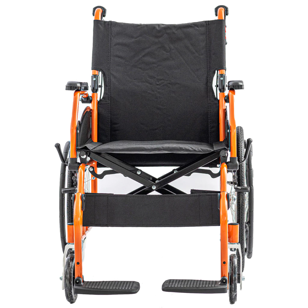 MAXWELL Aluminium Lightweight Wheelchair Foldable Travel (DY01863LAJ) Wheelchair Lighweight, Kerusi Roda