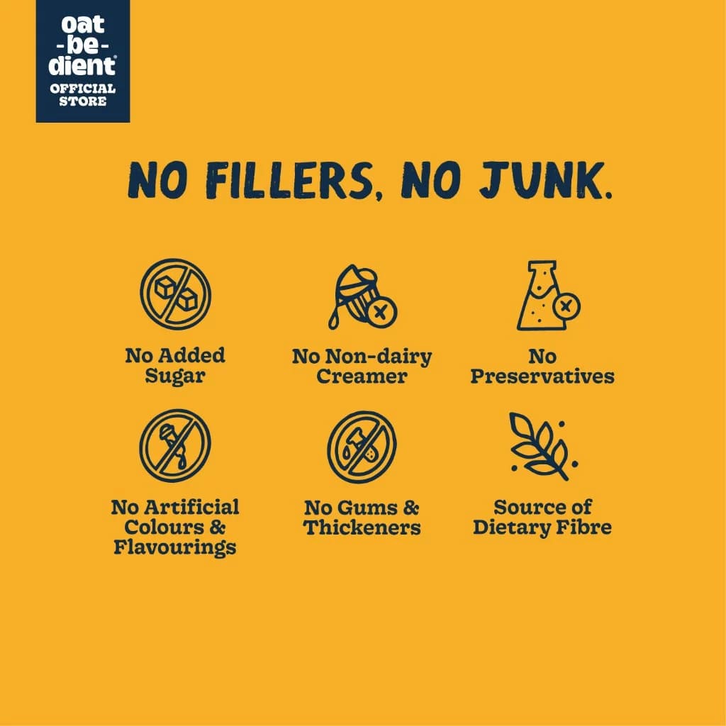 OATBEDIENT Cafe Oat Milk Latte 23g X 10's - Susu Oat ,燕麦牛奶