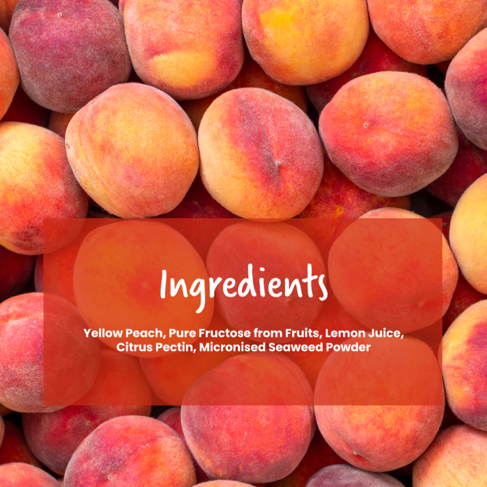 [CLR] DELIFOOD PRODUCTION Summer Peach Fruit Jam 240g- Fruit Jam, Jam, Peach (EXP: 05/2026)