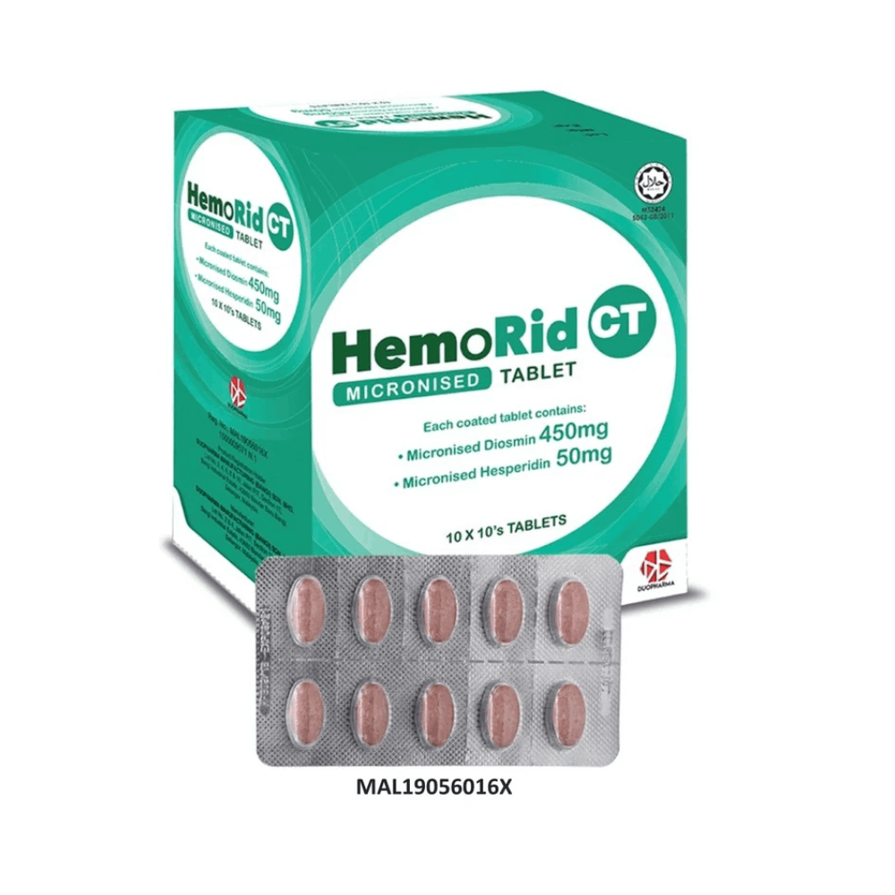HemoRid CT Micronised Tablet 10's