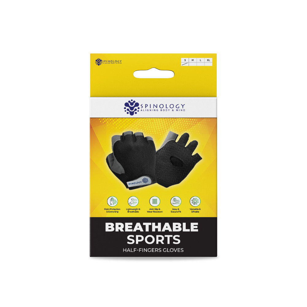 Spinology Breathable Sport Gloves for Gym Glove, Sport Glove (S/M/L)