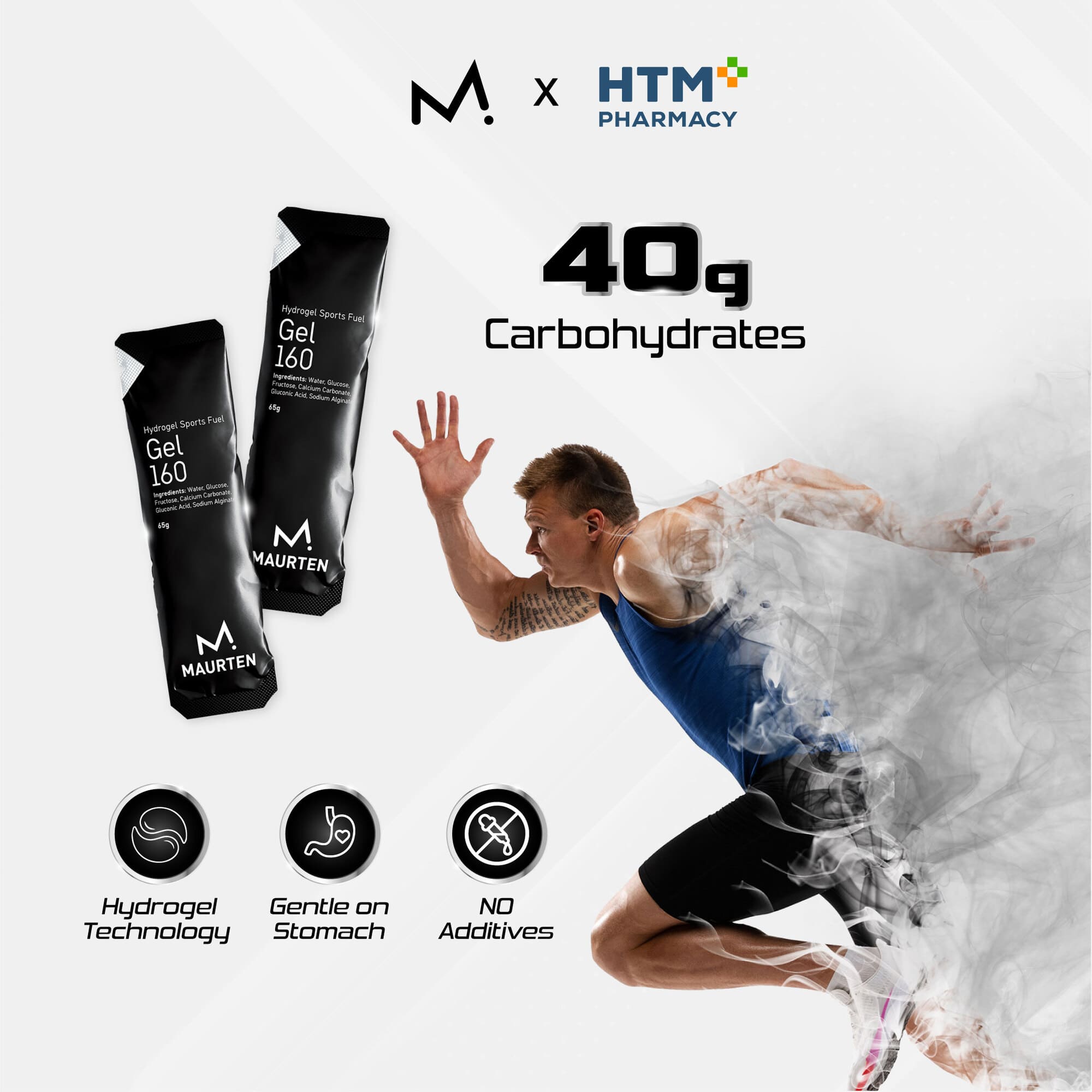 MAURTEN Gel 160 40g for Energy Gel, Sport, Workout