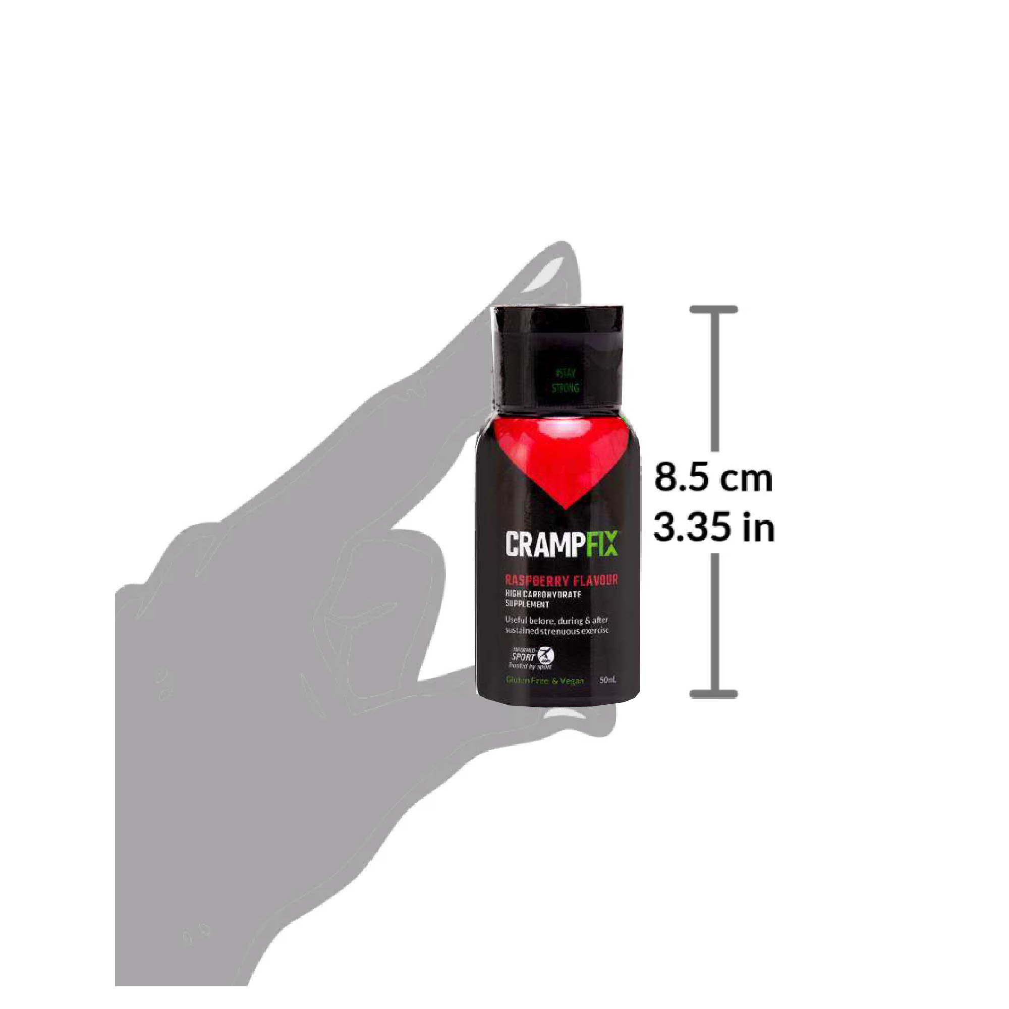 CRAMPFIX Quickfix Shots 50ml (Raspberry) for Relieve Muscle Cramps, Sport