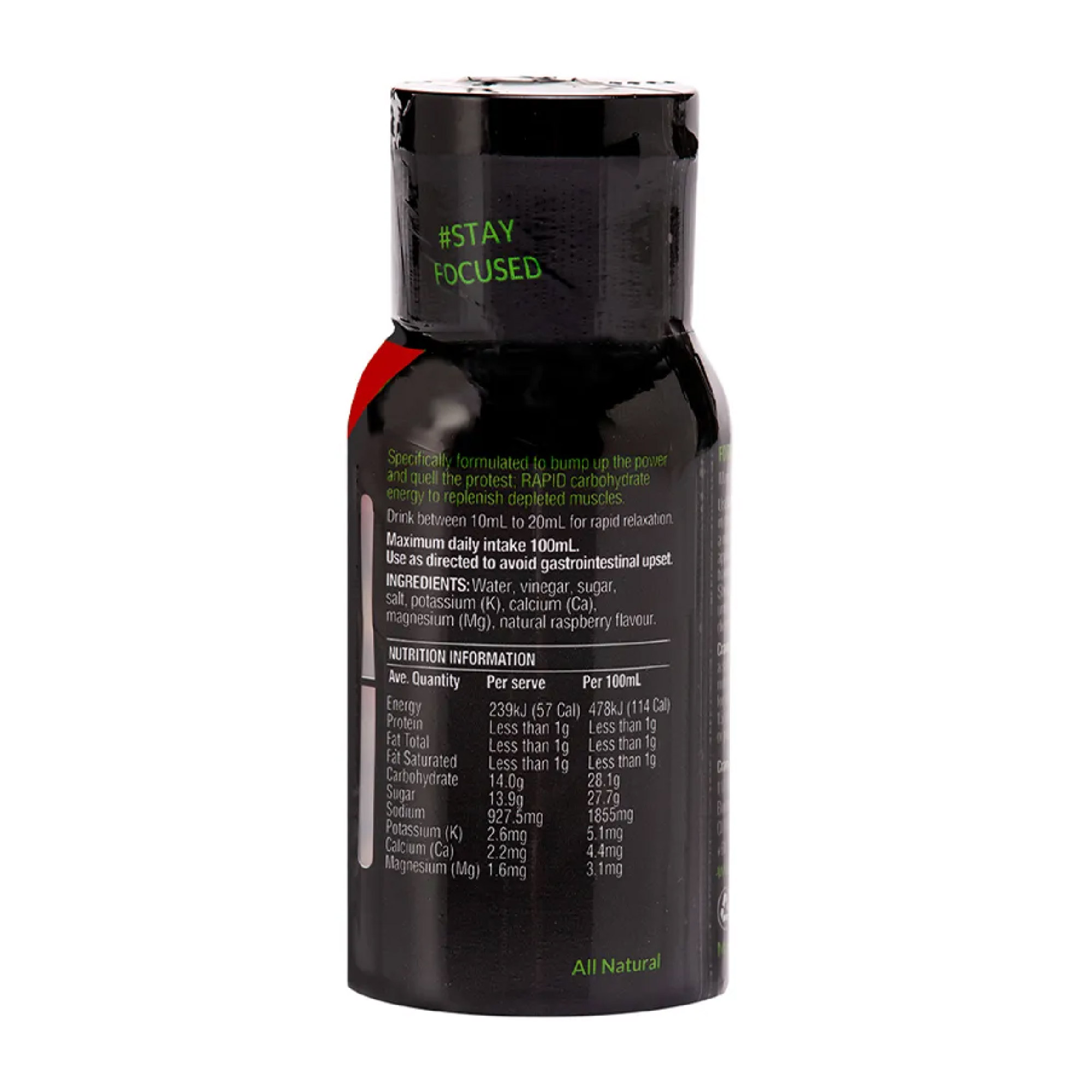 CRAMPFIX Quickfix Shots 50ml (Raspberry) for Relieve Muscle Cramps, Sport