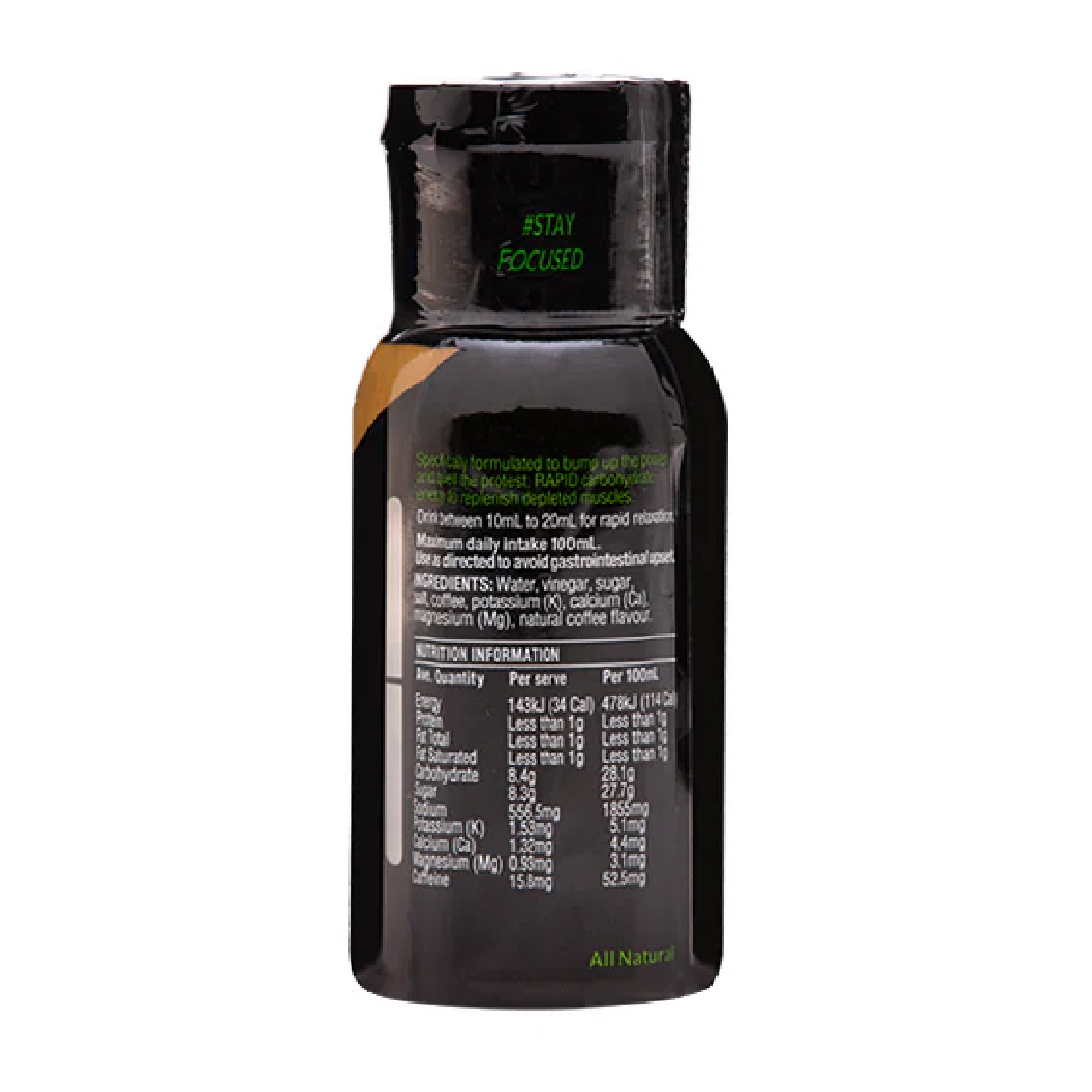 CRAMPFIX Quickfix Shots 50ml Espresso (Caffeinated) for Relieve Muscle Cramps, Sport