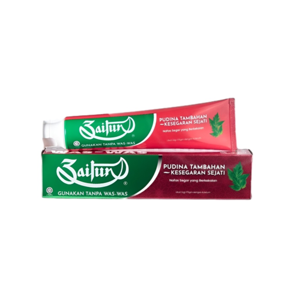 ZAITUN Toothpaste Extra Mint 175g x 2, Ubat Gigi, 牙膏