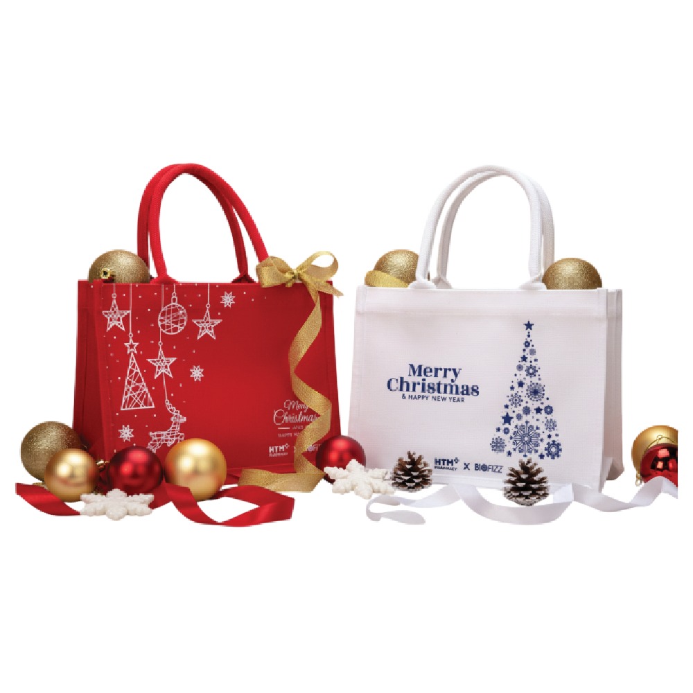 [FOC] BIOFIZZ Christmas Tote Bag - White (Limited Edition)