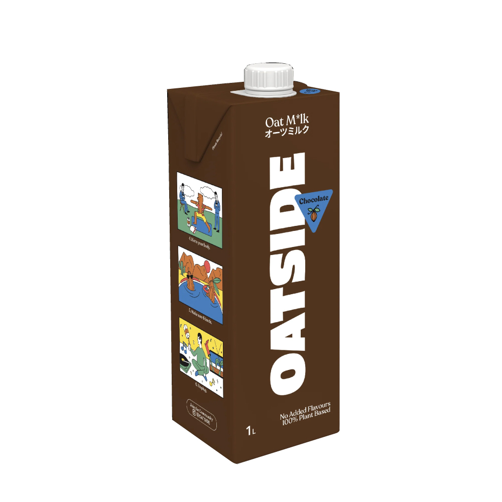 OATSIDE Chocolate Milk 1L for Susu Coklat, Milk Chocolate, Air Susu Kotak, Susu Kotak