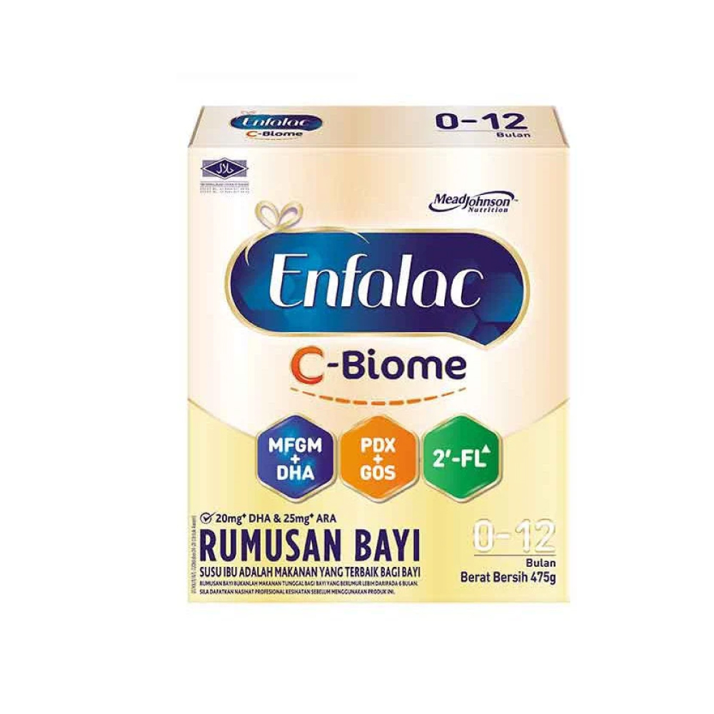 ENFALAC C-Biome 475g for C-Section Born Children Step 1 Milk Formula, Susu Formula