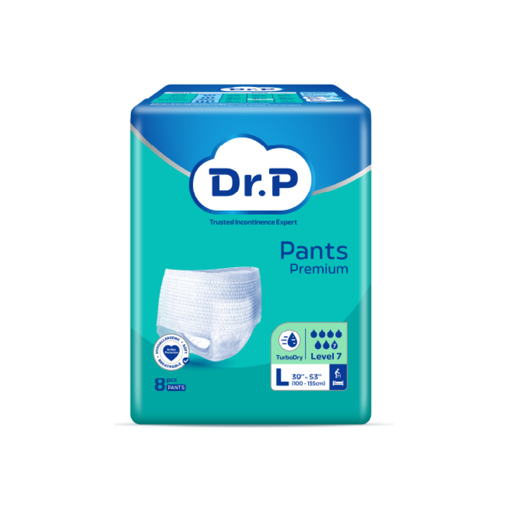 DR.P Premium Level 7 Pants M/L/XL (1 Pack) Adult Diapers Pants Murah, Lampin Dewasa