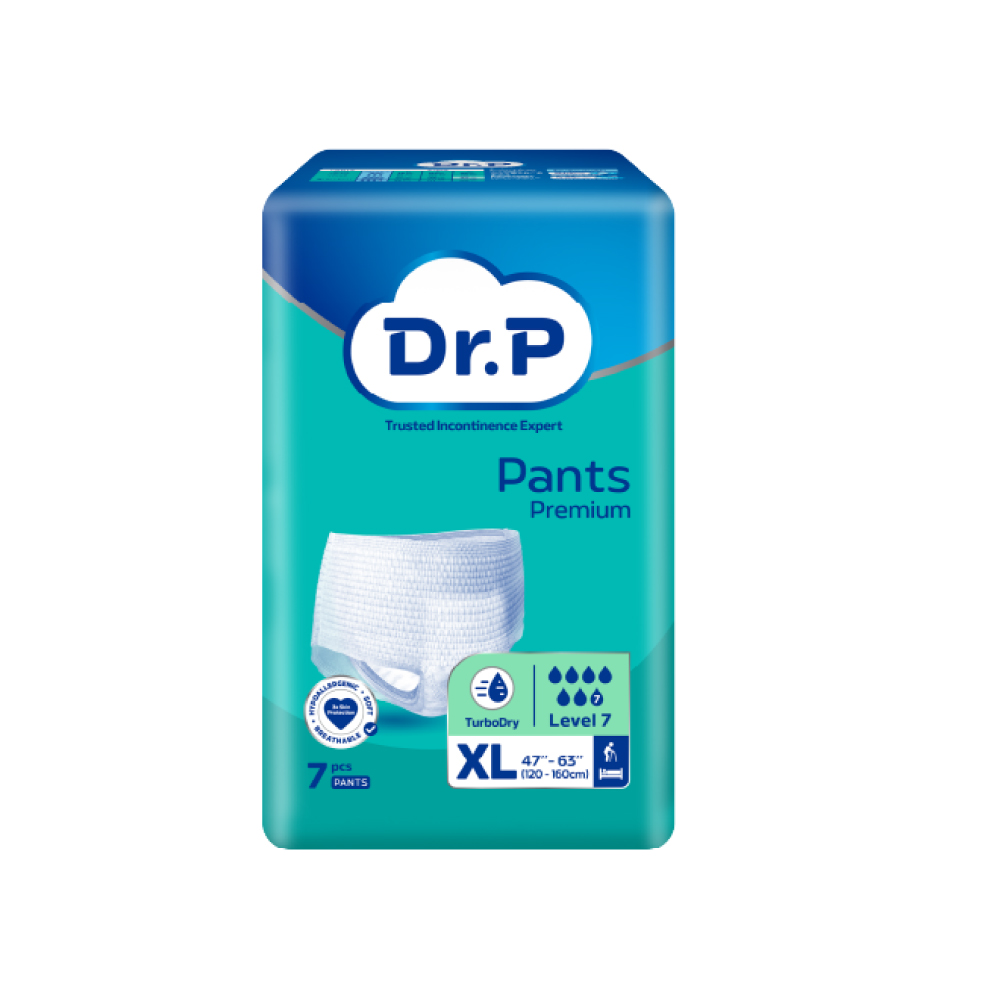 DR.P Premium Level 7 Pants M/L/XL (1 Pack) Adult Diapers Pants Murah, Lampin Dewasa