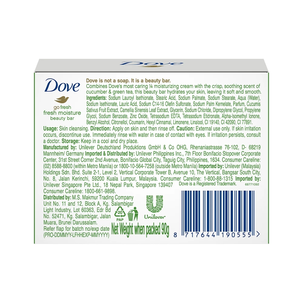 DOVE Bar Soap 90g - Fresh Moisture