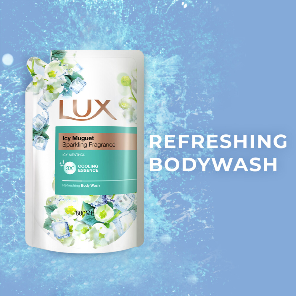 LUX Shower Gel Refill 800ml ICY Muguet