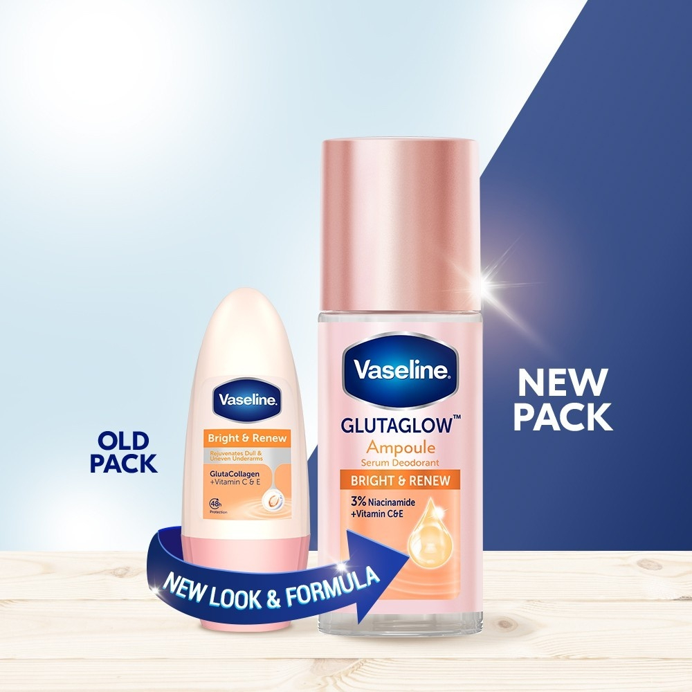 VASELINE Glutaglow Deodorant 45ml - Bright & Renew