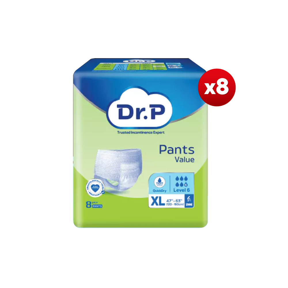 DR.P Value Level 6 Pants M/L/XL (1 Carton) Adult Diapers Pants Murah, Lampin Dewasa