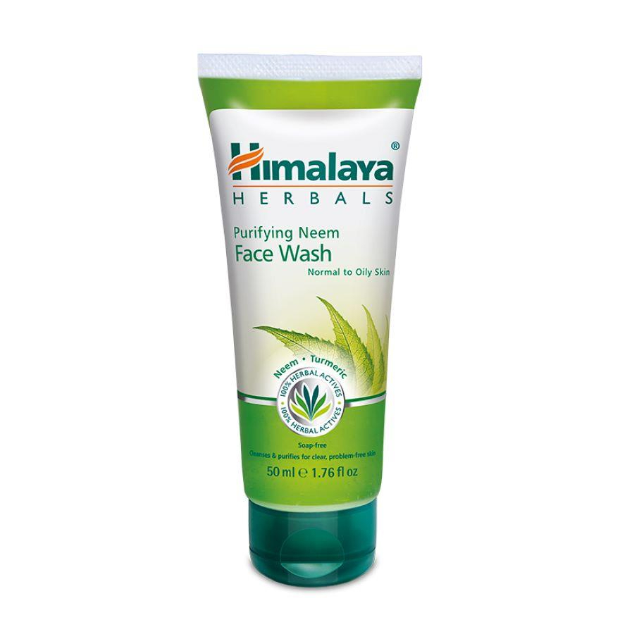 HIMALAYA Purifying Neem Face Wash 50ml for Oil Control, Acne Skin, 控油祛痘洁面