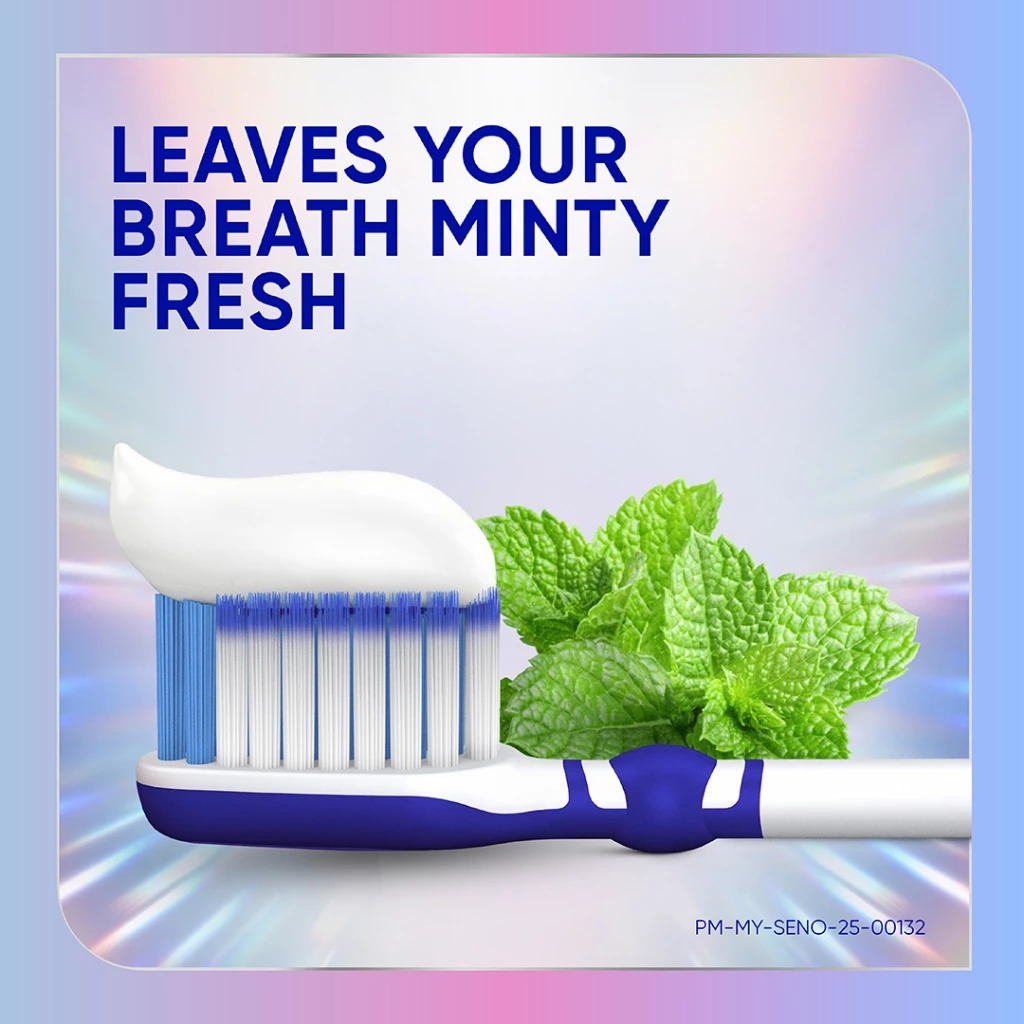 SENSODYNE Clinical White Stain Protector Toothpaste 100g for Ubat Gigi Sensitif, Pemutih Gigi