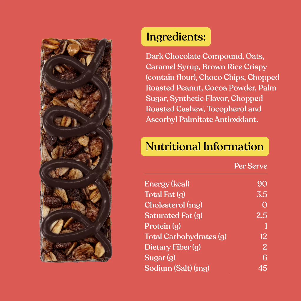 OATSIDE Oat Cereal Bar 18g x 12’s (Peanut Butter / Strawberry White Chocolate / Chocolate)