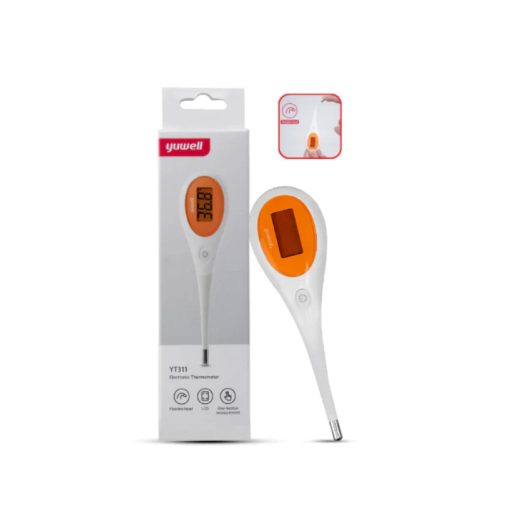 YUWELL Medical Digital Thermometers YT311 for Oral & Armpit Use, Termometer Digital, Termometer Suhu Badan
