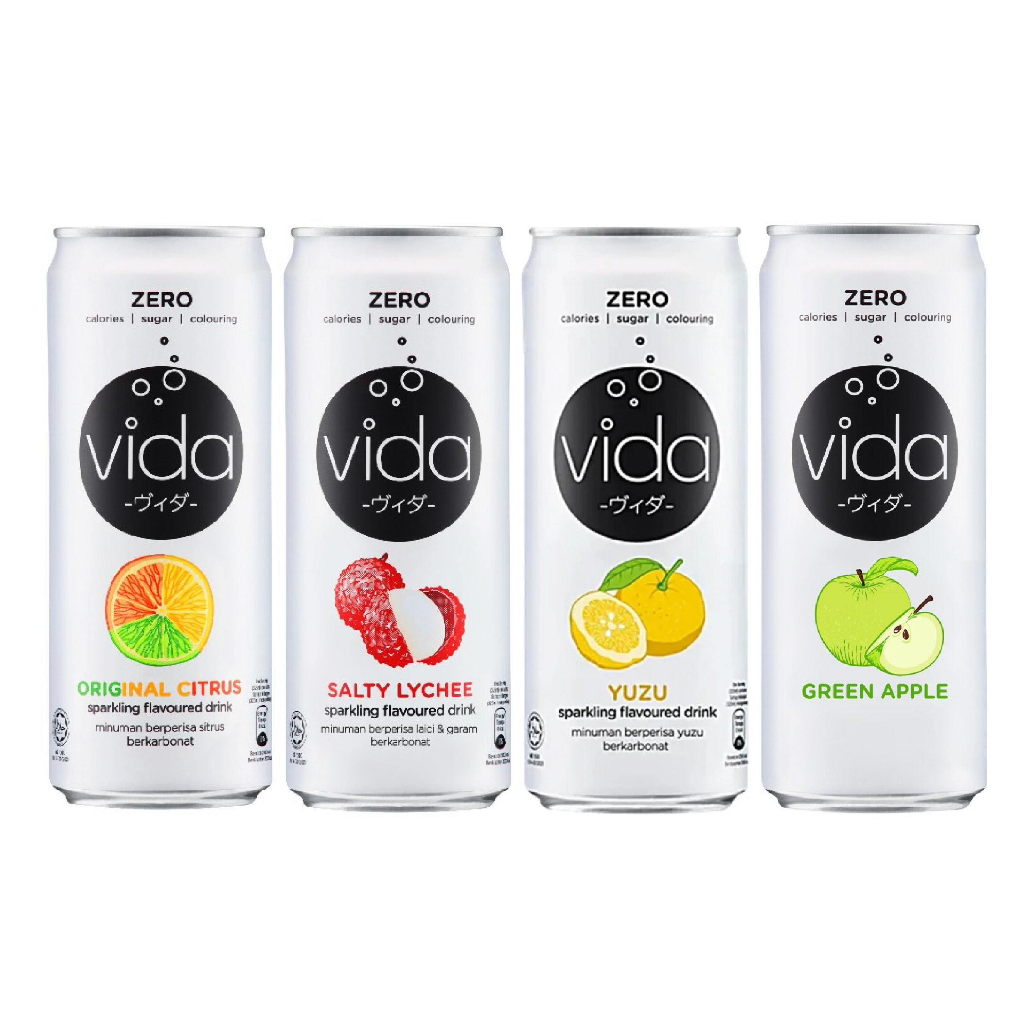 VIDA Zero Raya Assorted Pack (Seasonal) for Zero Sugar Drink, Minuman Tanpa Gula