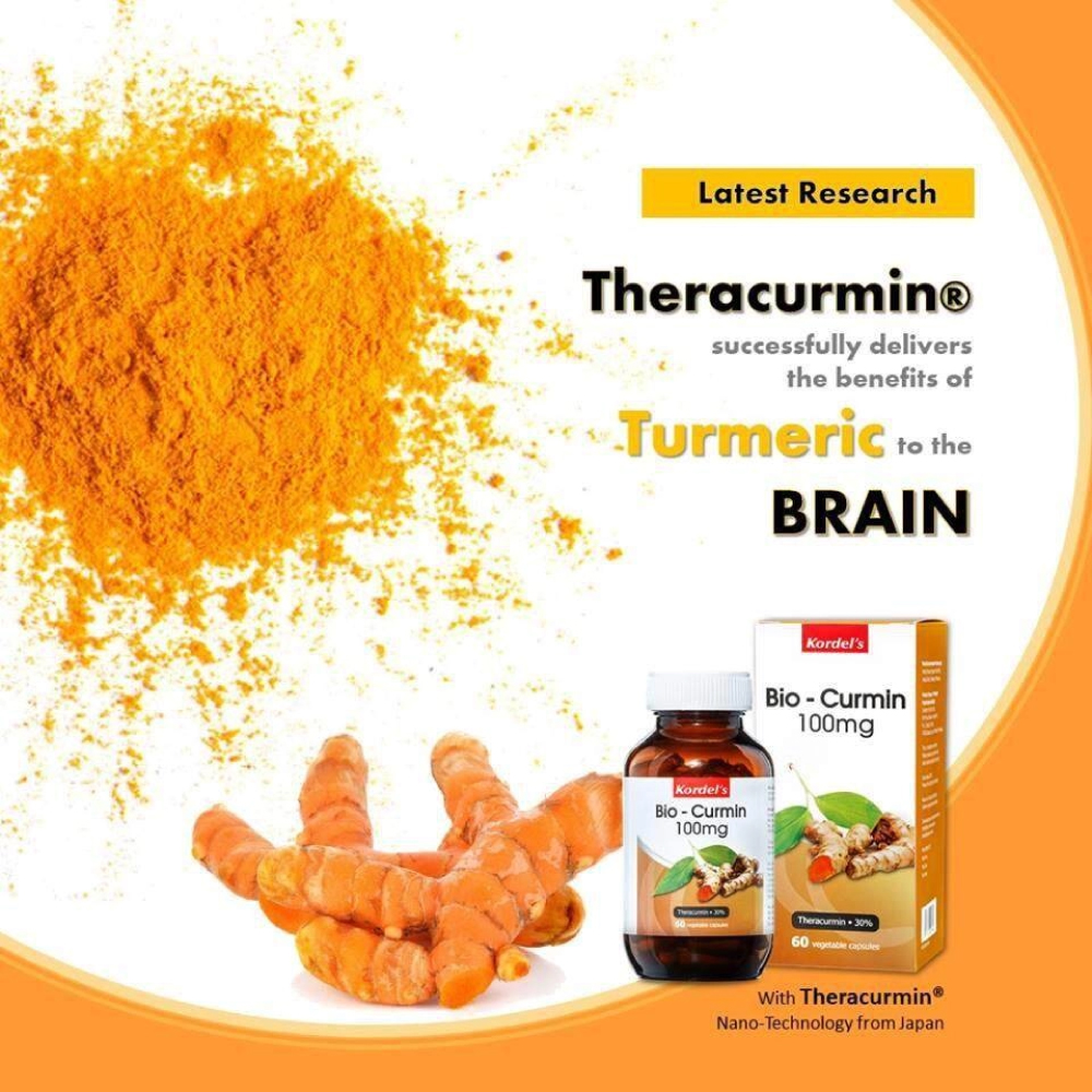 KORDEL'S Bio-Curmin 100mg 60's + 30's for Joint Supplement, Cucurmin Supplement, Ubat Sakit Sendi