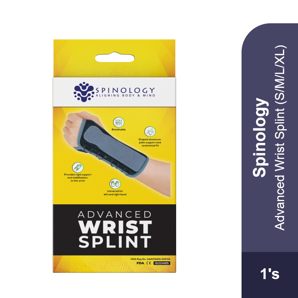 SPINOLOGY Advanced Wrist Splint Support (S/M,L/XL)