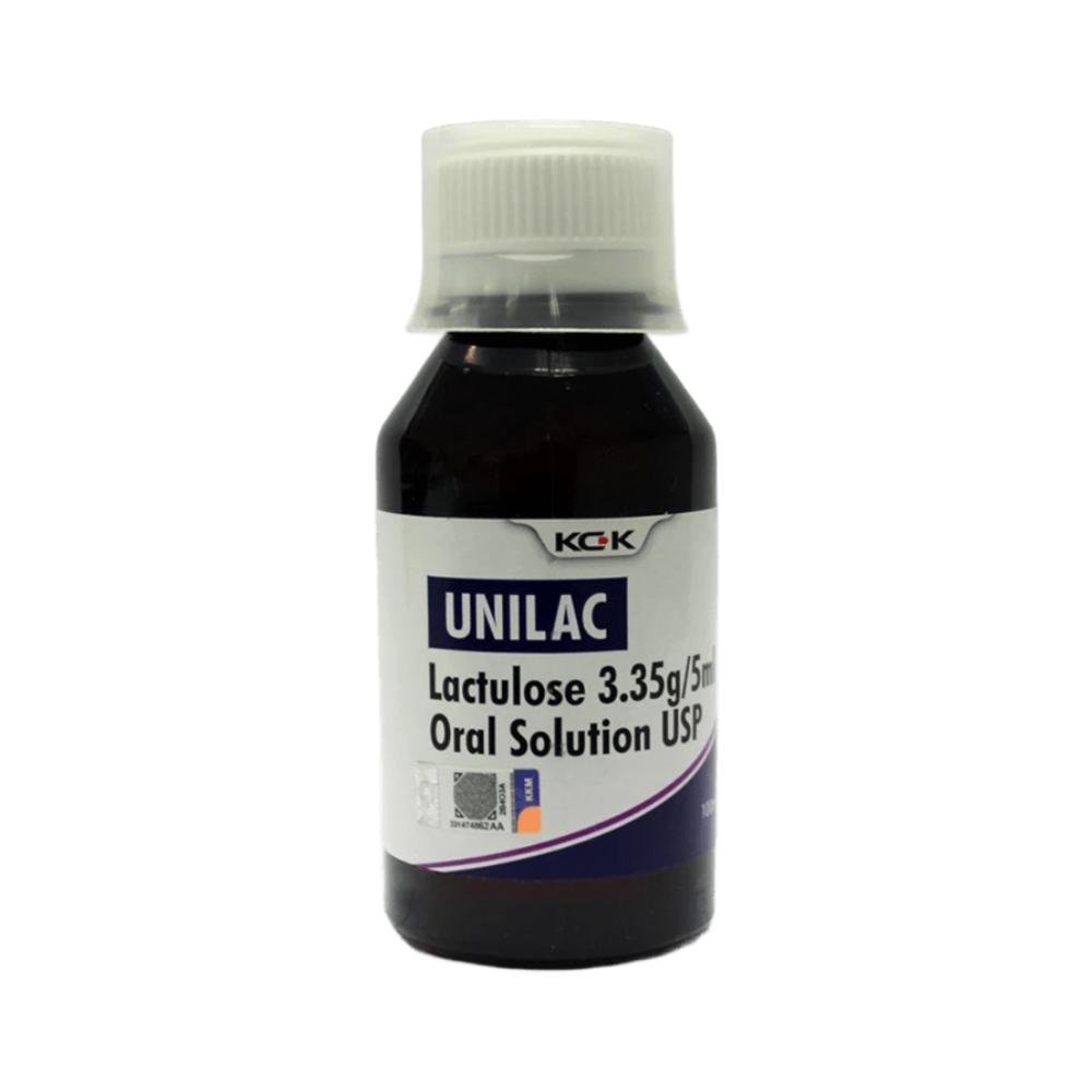 KCK Unilac Lactulose 3.3g/ 5ml Oral Solution 100ml for Constipation Relief, Ubat Sembelit