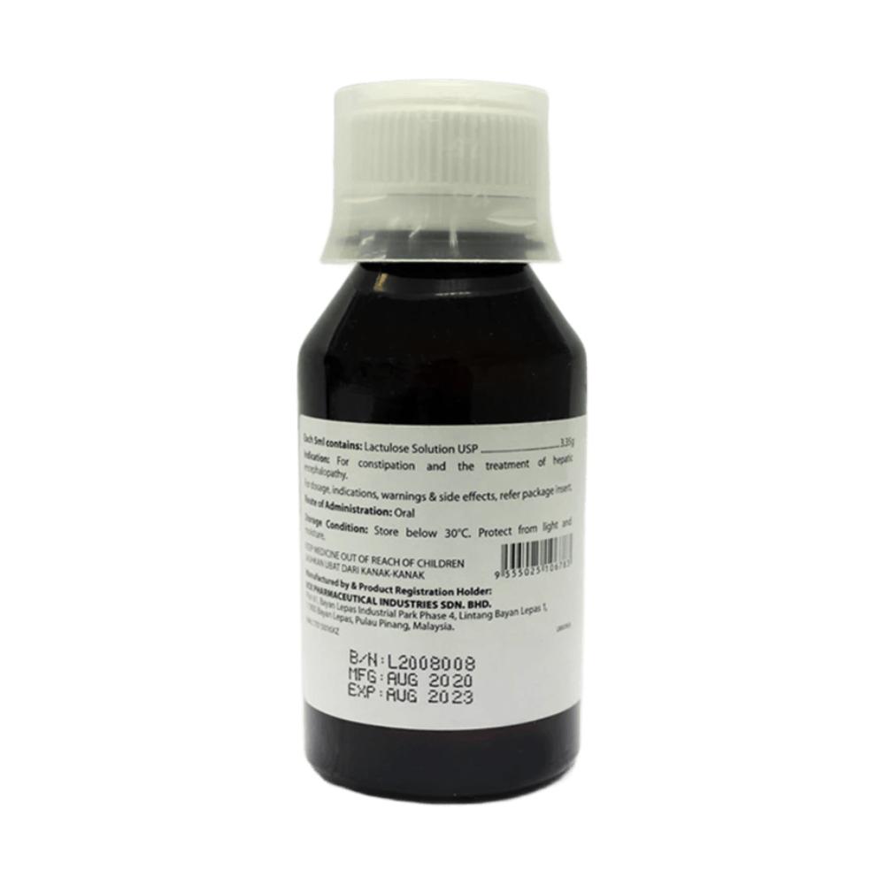 KCK Unilac Lactulose 3.3g/ 5ml Oral Solution 100ml for Constipation Relief, Ubat Sembelit