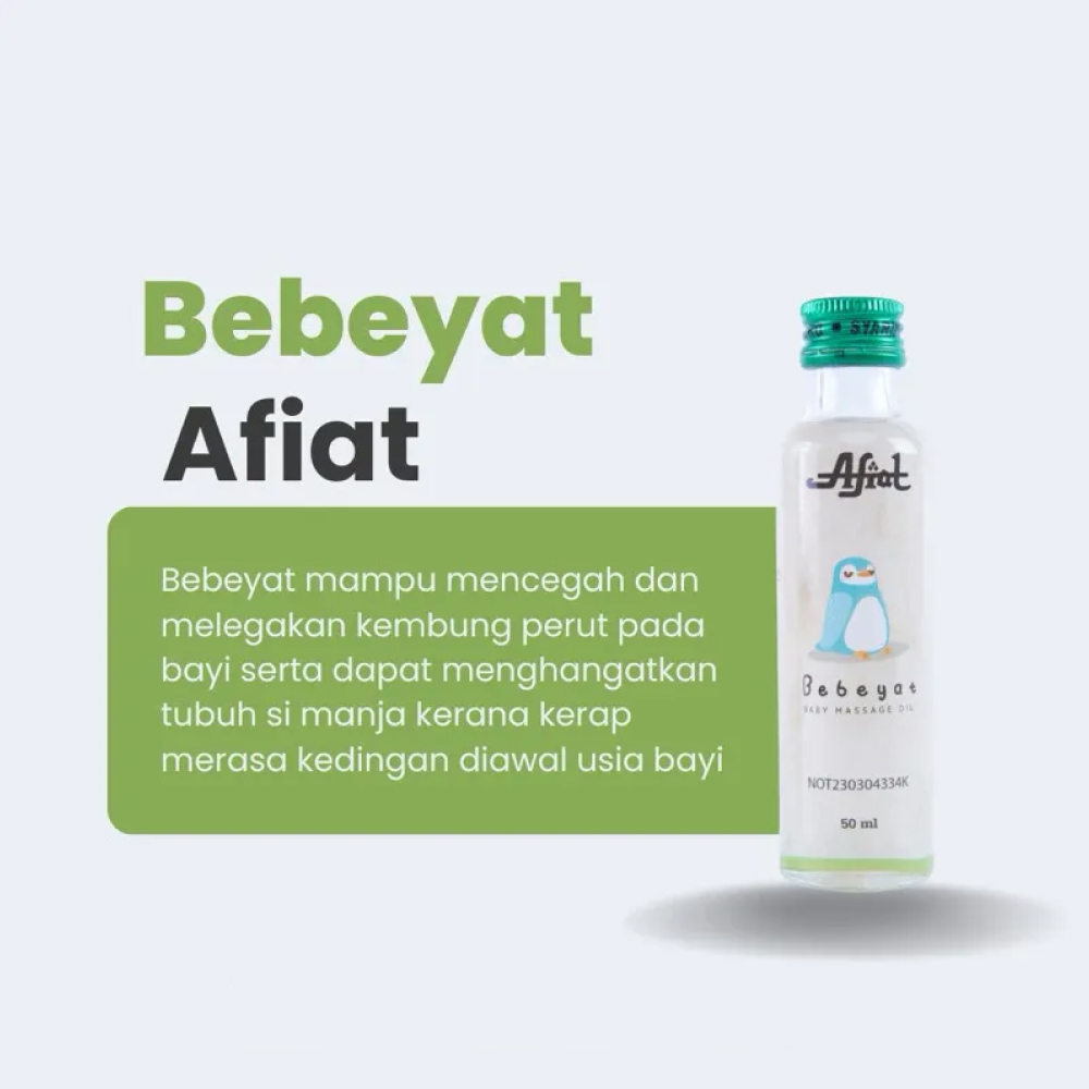 MINYAK AFIAT Bebeyat Baby Massage Oil 50ml