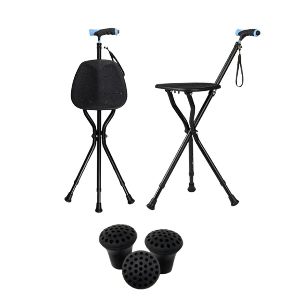 SOWELL Aluminium Tripod Caneseat SC-CR04 for Tongkat Berkerusi, Tongkat 2 in 1