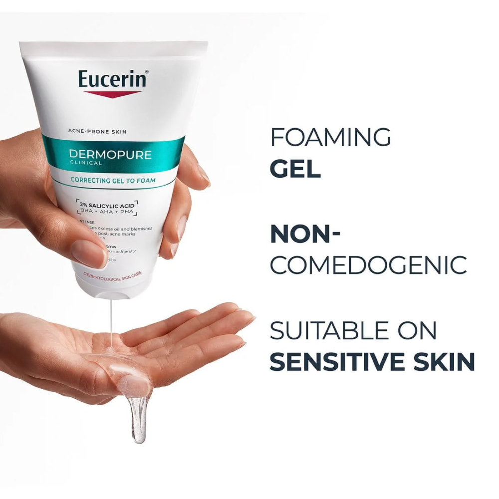 EUCERIN Dermopure Clinical Correcting Gel To Foam 150ml