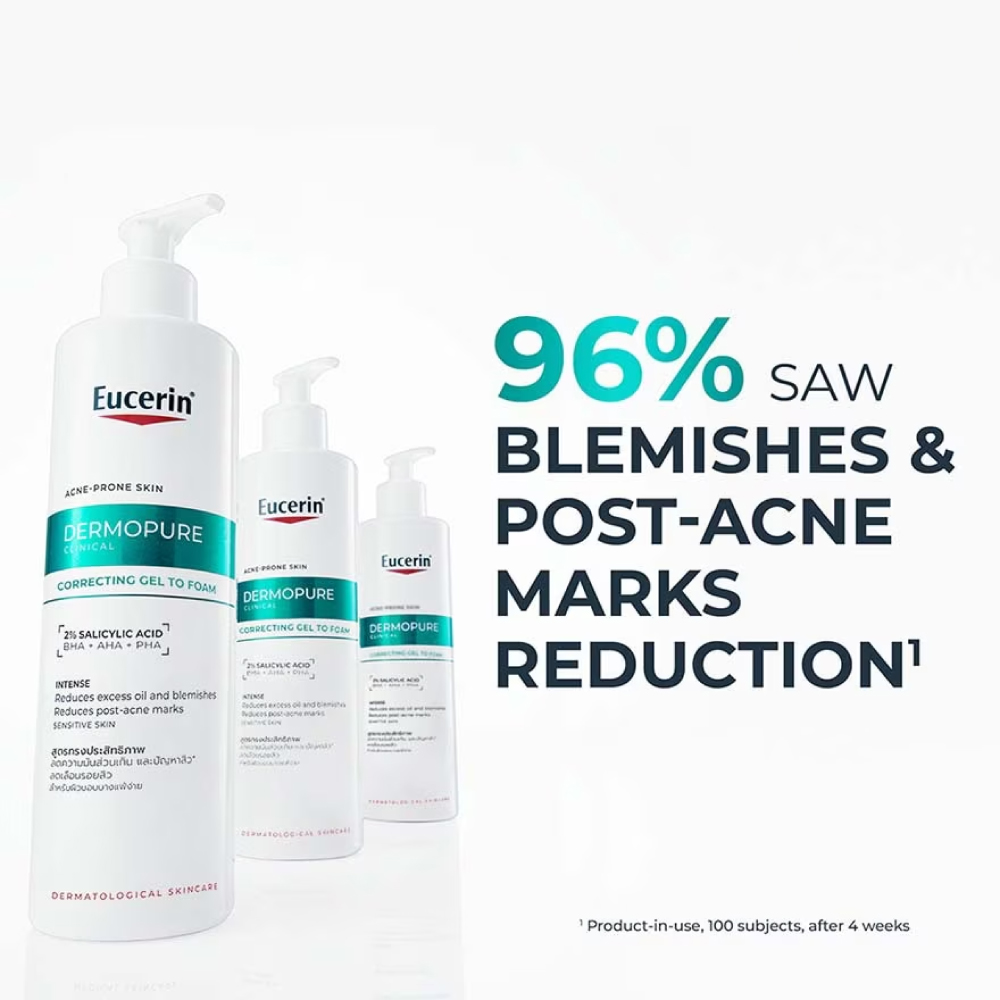 EUCERIN Dermopure Clinical Correcting Gel To Foam 400ml